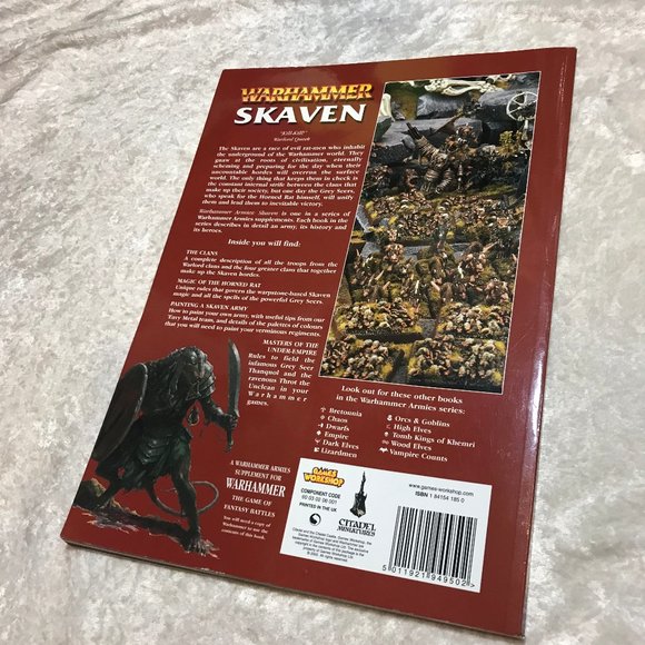 Warhammer Skaven 2002 Games Workshop Supplement Book Citadel Miniatures Fantasy - Picture 5 of 9
